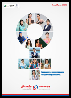 Annual Report Cover Design for Union Bank