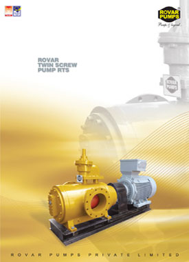 Rovar Pumps Catalogue for twin screw pump