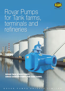 Rovar Pumps Direct Mailer for Tank Farms, Terminals, Refineries