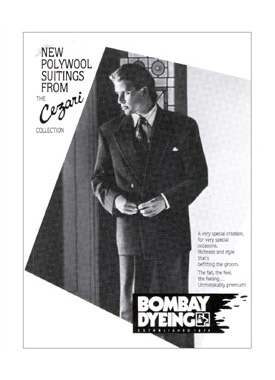 Bombay Dyeing Ad for Cezari Collections