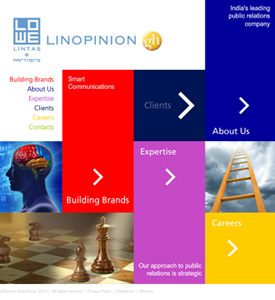 Screenshot of Website Linopinion
